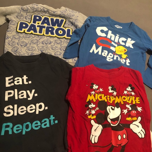 Other - Lot 3t boys long sleeve. Mickey Mouse. Paw patrol